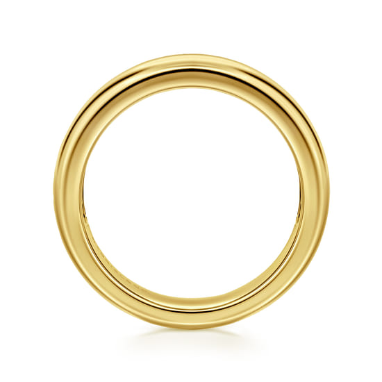 14K Yellow Gold Matching Wedding Band angle 2