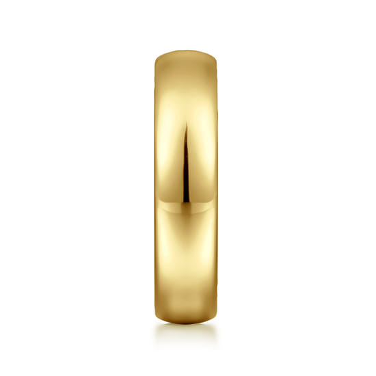 14K Yellow Gold Matching Wedding Band angle 5
