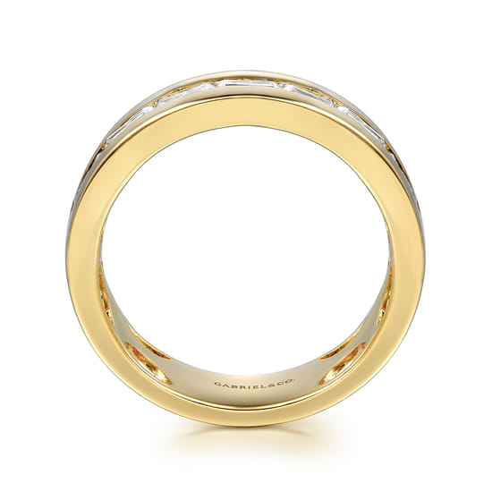 14K Yellow Gold Matching Wedding Band angle 2