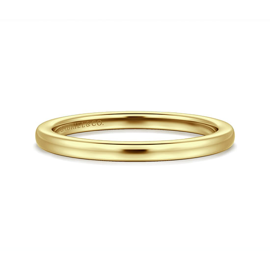 Gabriel - 14K Yellow Gold Matching Wedding Band