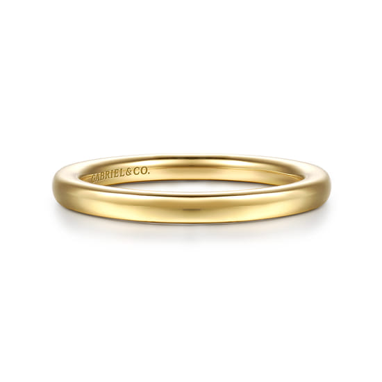 Gabriel - 14K Yellow Gold Matching Wedding Band