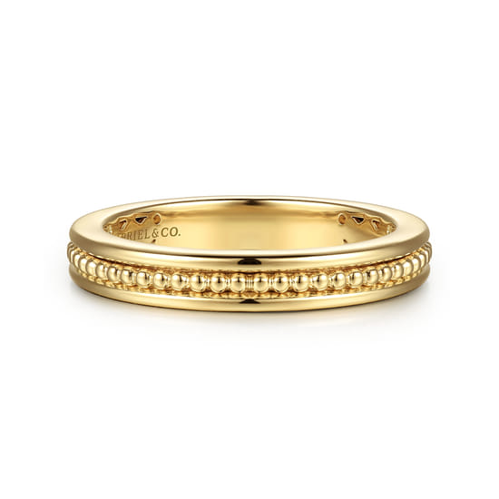 Gabriel - 14K Yellow Gold Matching Wedding Band