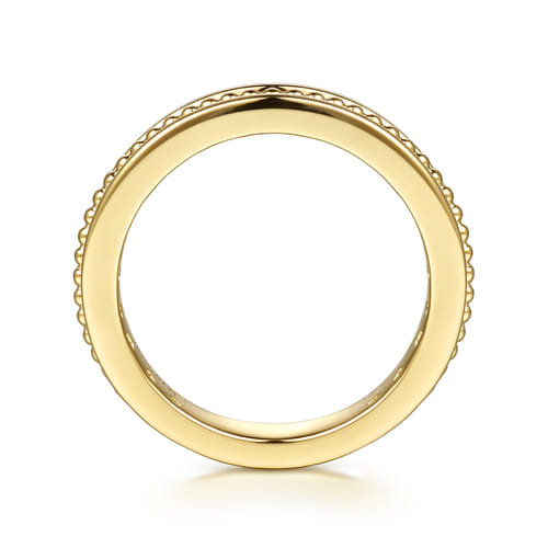 14K Yellow Gold Matching Wedding Band