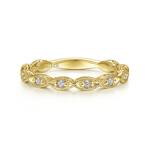 14K Yellow Gold Matching Wedding Band