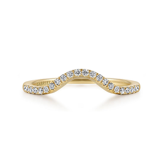 Gabriel - 14K Yellow Gold Matching Wedding Band