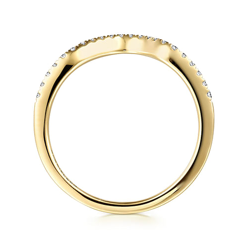 14K Yellow Gold Matching Wedding Band