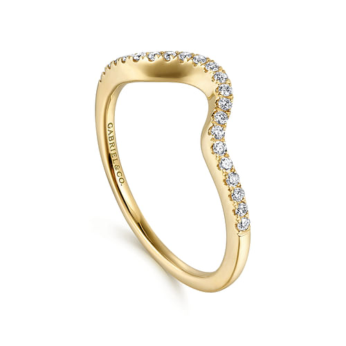 14K Yellow Gold Matching Wedding Band