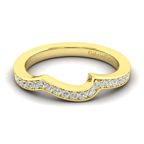 14K Yellow Gold Matching Wedding Band