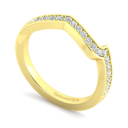 14K Yellow Gold Matching Wedding Band