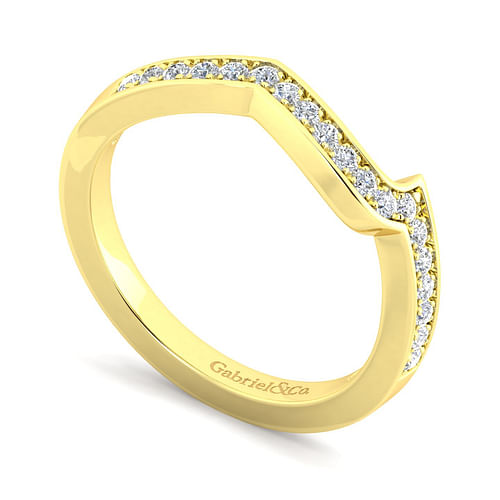 14K Yellow Gold Matching Wedding Band