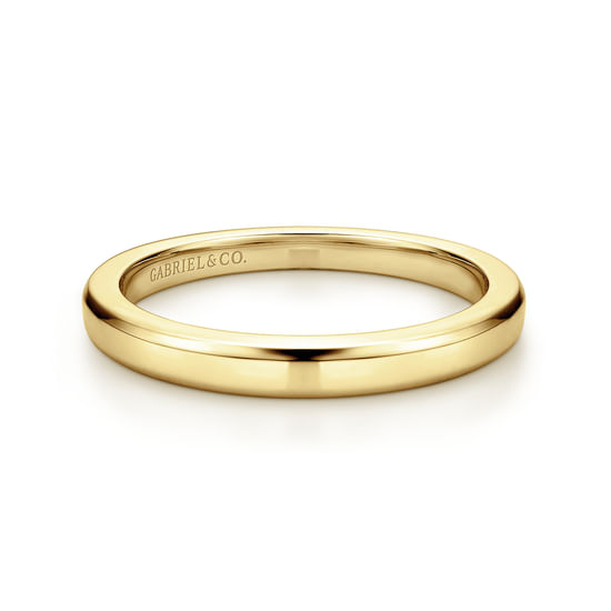 Gabriel - 14K Yellow Gold Matching Wedding Band