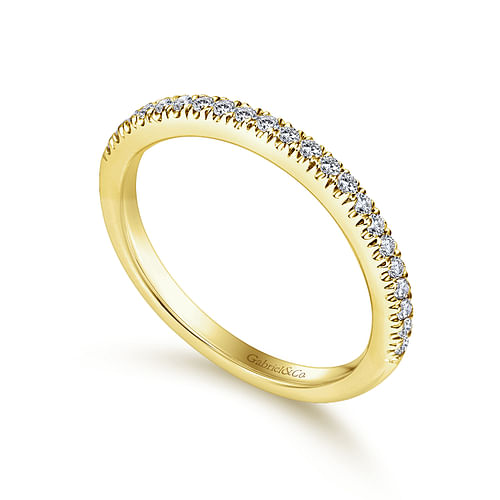 14K Yellow Gold Matching Wedding Band