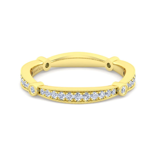 Gabriel - 14K Yellow Gold Matching Wedding Band