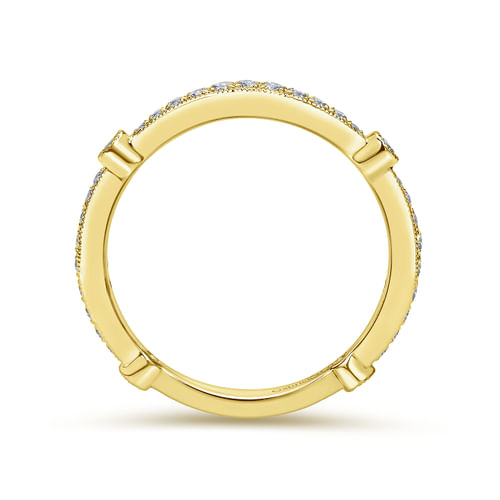 14K Yellow Gold Matching Wedding Band