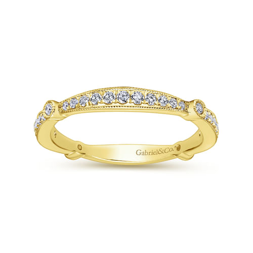 14K Yellow Gold Matching Wedding Band