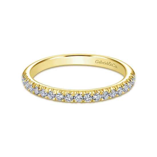 Gabriel - 14K Yellow Gold Matching Wedding Band