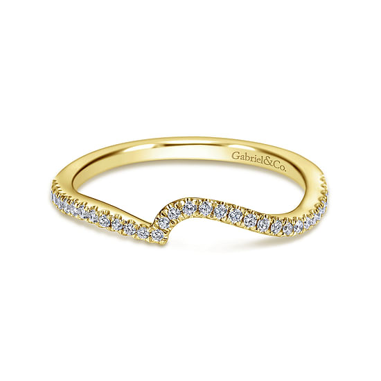 Gabriel - 14K Yellow Gold Matching Wedding Band