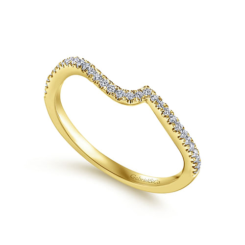 14K Yellow Gold Matching Wedding Band