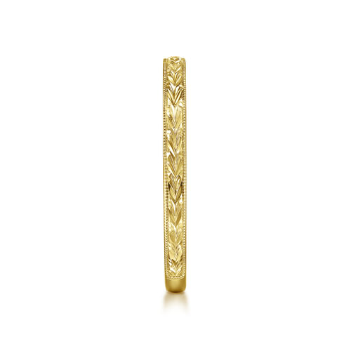 14K Yellow Gold Matching Wedding Band