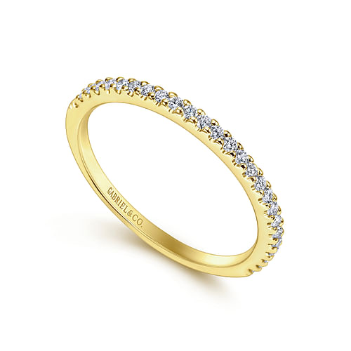 14K Yellow Gold Matching Wedding Band