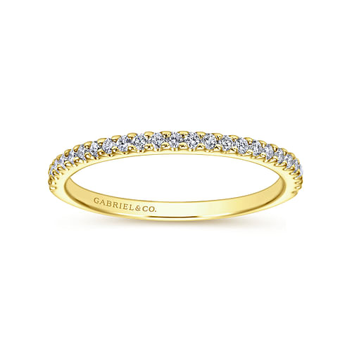 14K Yellow Gold Matching Wedding Band