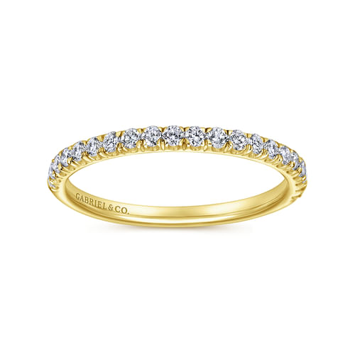 14K Yellow Gold Matching Wedding Band