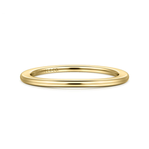 14K Yellow Gold Matching Wedding Band