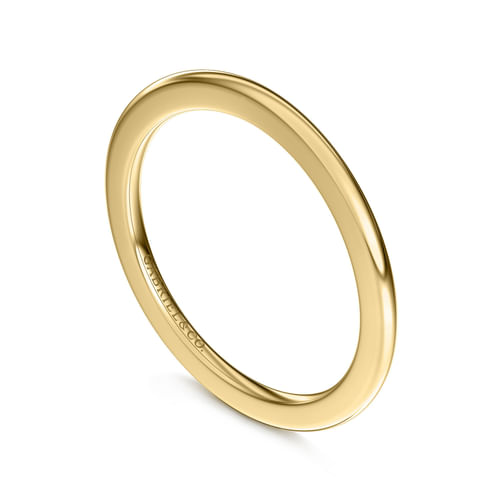 14K Yellow Gold Matching Wedding Band