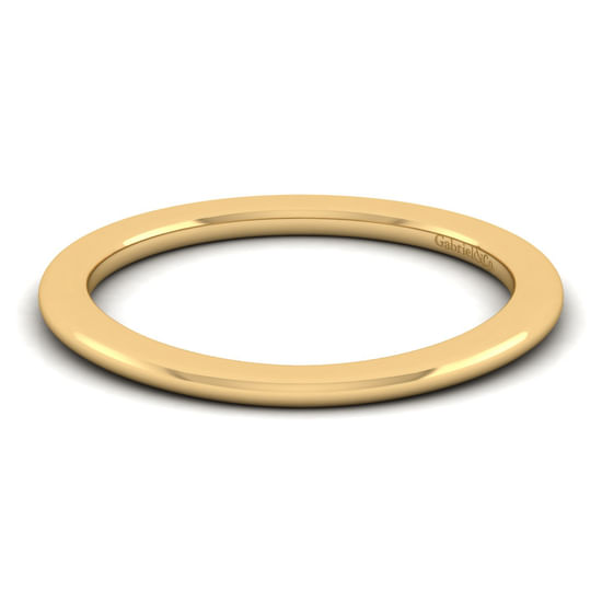 Gabriel - 14K Yellow Gold Matching Wedding Band
