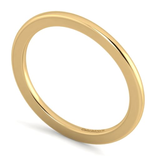 14K Yellow Gold Matching Wedding Band