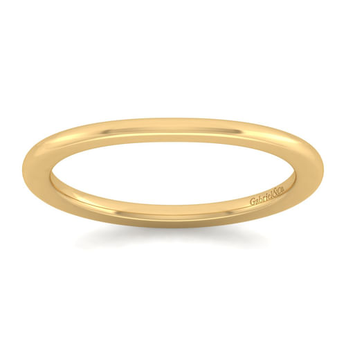 14K Yellow Gold Matching Wedding Band