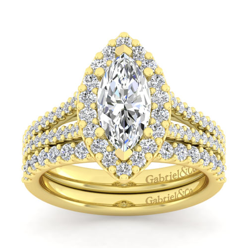 14K Yellow Gold Matching Wedding Band