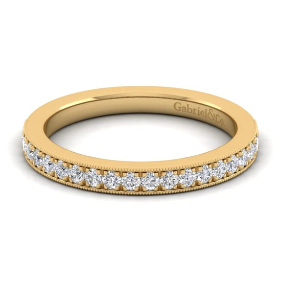 Gabriel - 14K Yellow Gold Matching Wedding Band