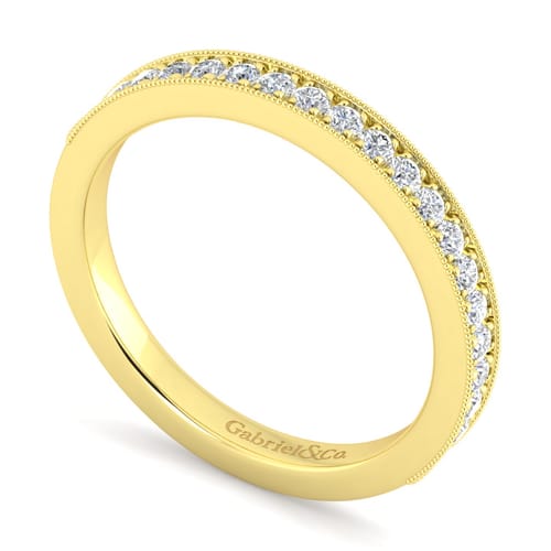 14K Yellow Gold Matching Wedding Band