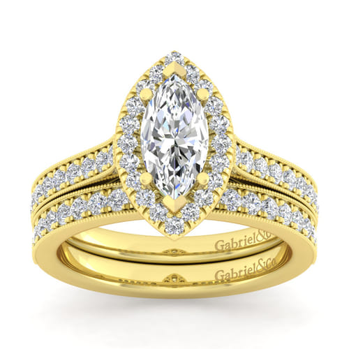 14K Yellow Gold Matching Wedding Band