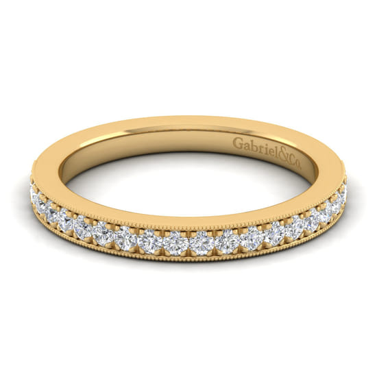 Gabriel - 14K Yellow Gold Matching Wedding Band