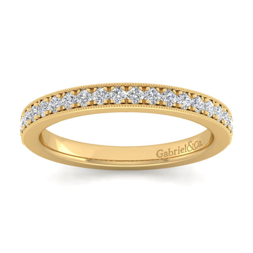 14K Yellow Gold Matching Wedding Band