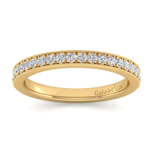14K Yellow Gold Matching Wedding Band