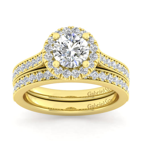 14K Yellow Gold Matching Wedding Band