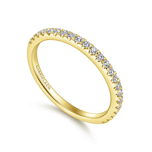 14K Yellow Gold Matching Wedding Band