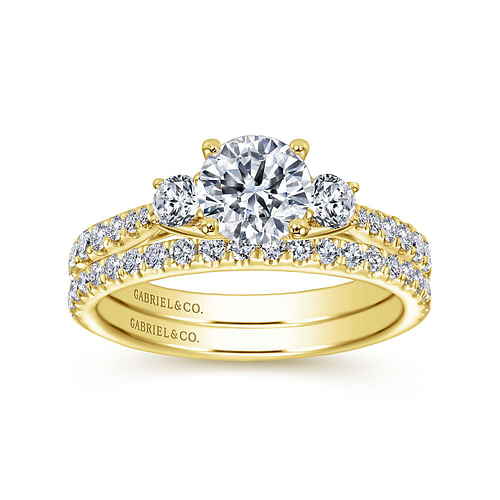 14K Yellow Gold Matching Wedding Band