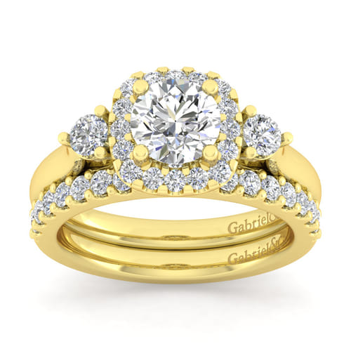 14K Yellow Gold Matching Wedding Band