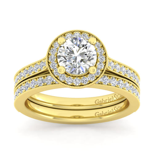 14K Yellow Gold Matching Wedding Band