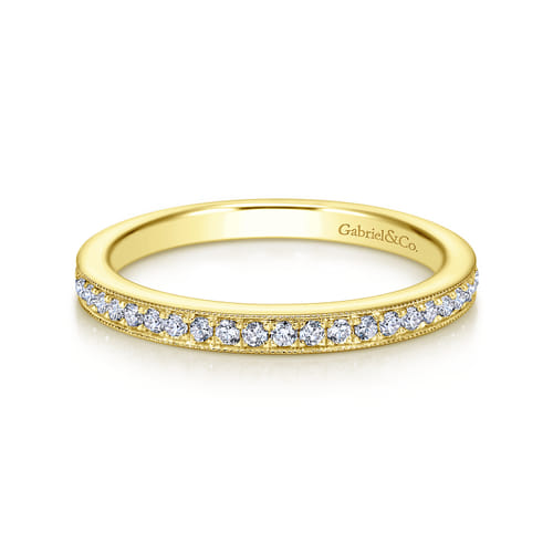 14K Yellow Gold Matching Wedding Band