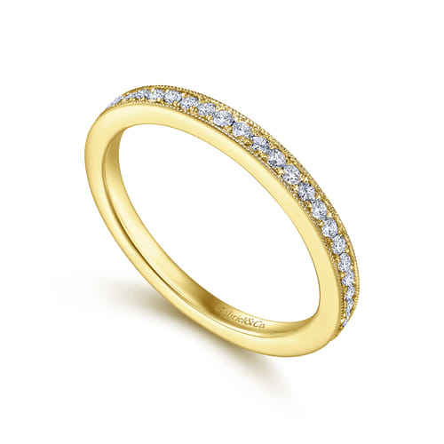 14K Yellow Gold Matching Wedding Band