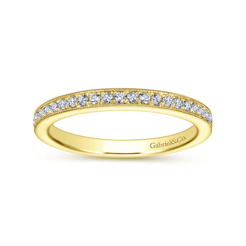 14K Yellow Gold Matching Wedding Band