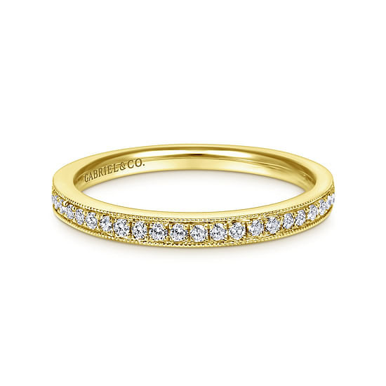 Gabriel - 14K Yellow Gold Matching Wedding Band