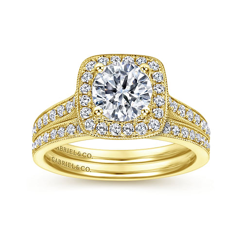 14K Yellow Gold Matching Wedding Band