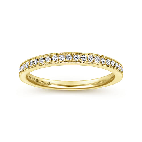 14K Yellow Gold Matching Wedding Band