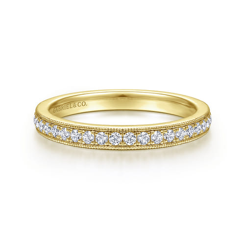 14K Yellow Gold Matching Wedding Band